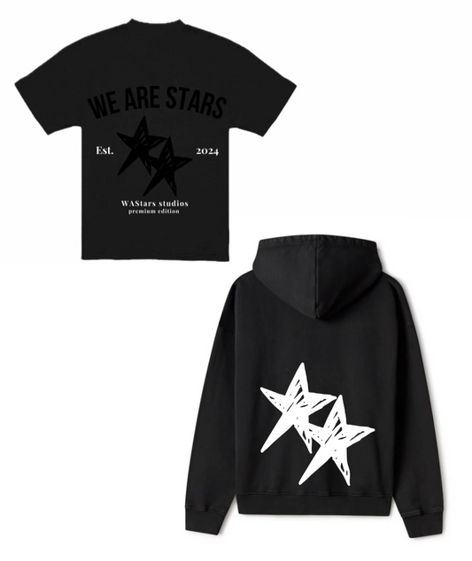 hoodie/t-shirt black/white